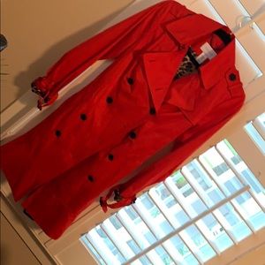 Red Trench coat